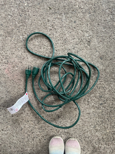 Green Extension Cord