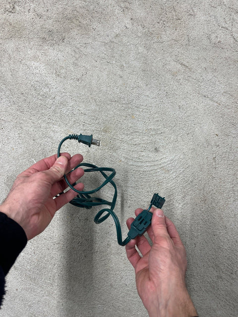 Green Extension Power Cord