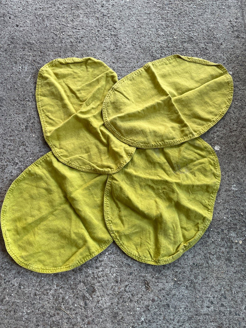 Green Linen Placemat Set