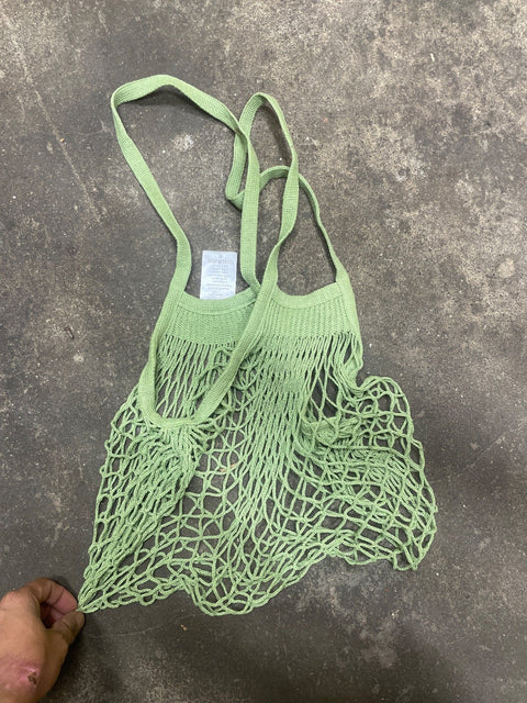 Green Mesh Shopping Bag