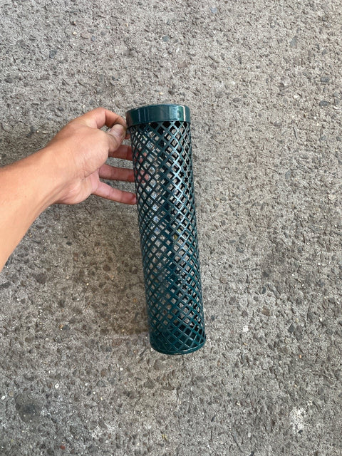 Green Metal Bag Holder