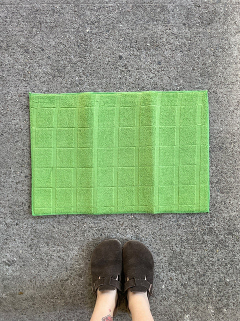 Green Plush Mat
