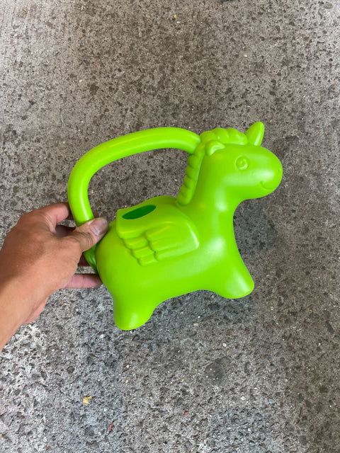 Green Unicorn Watering Can
