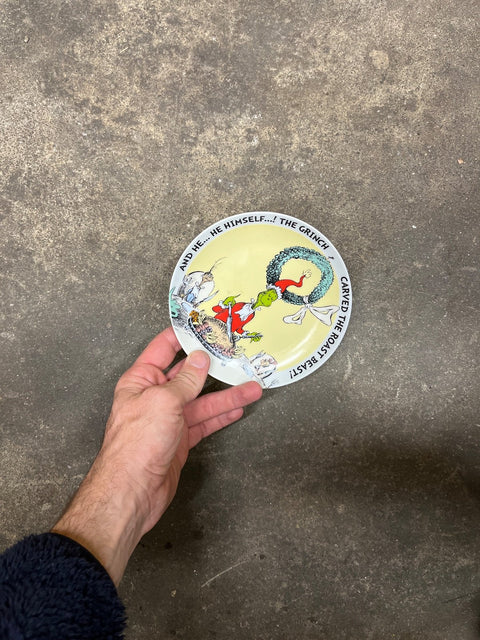 Grinch Carving Roast Plate
