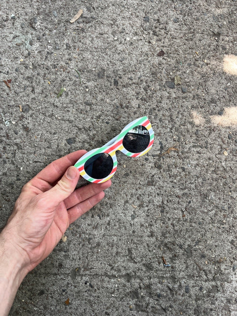 Groovy Striped Kids Sunglasses