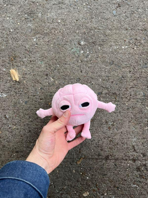 Grumpy Brain Plush Toy