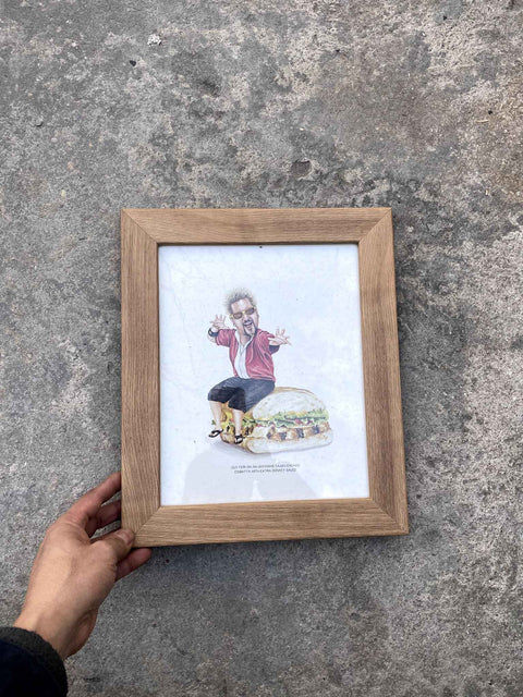 Guy Fieri Print (in a Niceass Frame)