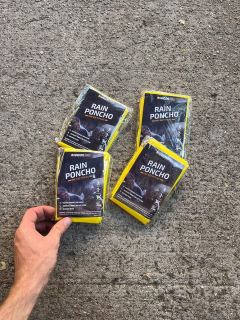 Hagon Pro Yellow Rain Ponchos For You And 3 Friends