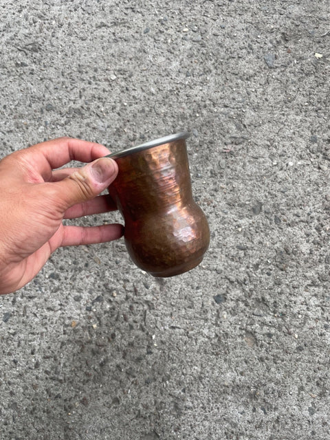 Hammered Copper Drinking Cup