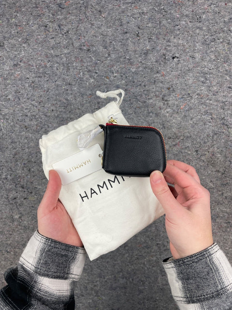 Hammitt Black Leather Coin Purse