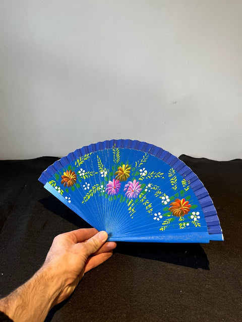 Hand-Painted Wooden Folding Fan