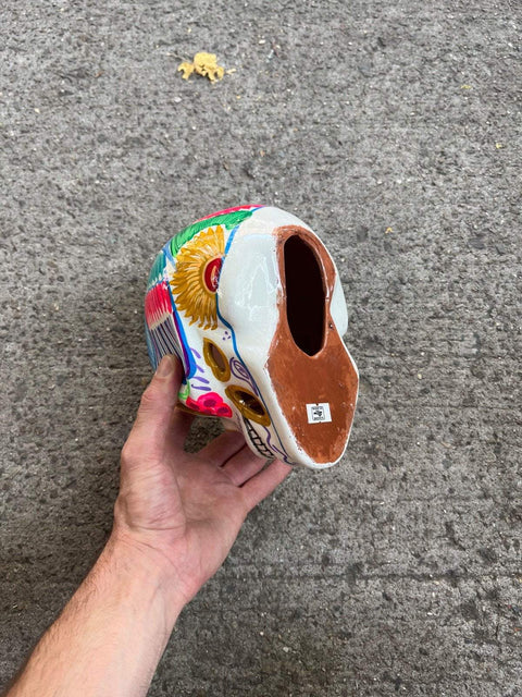 Hand Painted Skull From Mexico