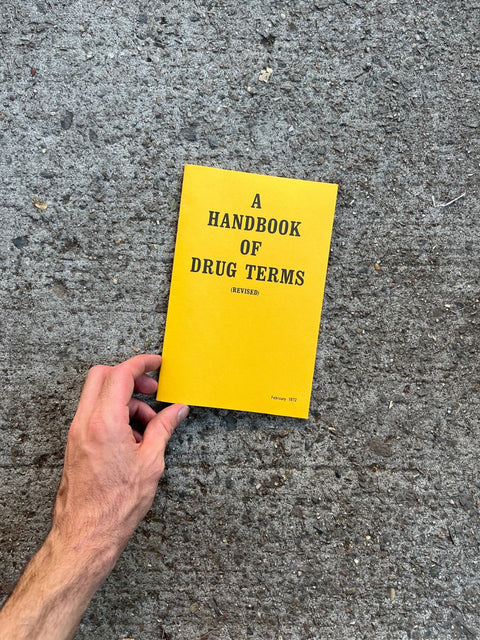 Handbook Of Drug Terms
