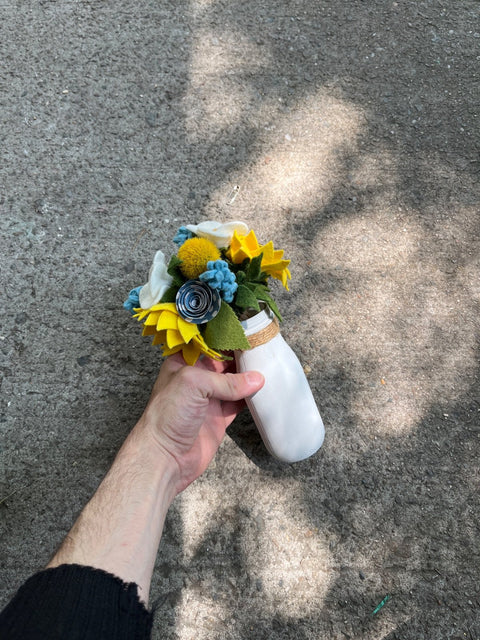 Handmade Felt Flower Bouquet