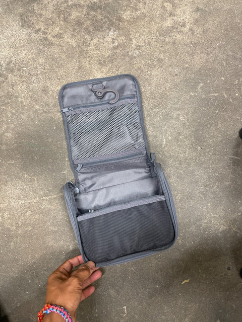 Hanging Gray Toiletry Bag