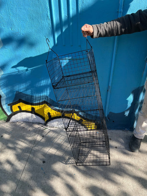 Hanging Wire Storage Rack, W13xD13xH46"