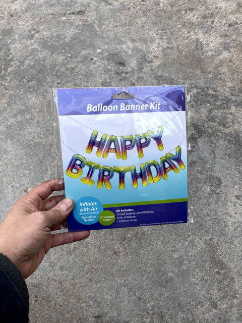 Happy Birthday Balloon Kit