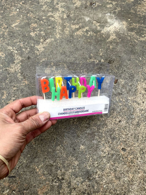 Happy Birthday Candles
