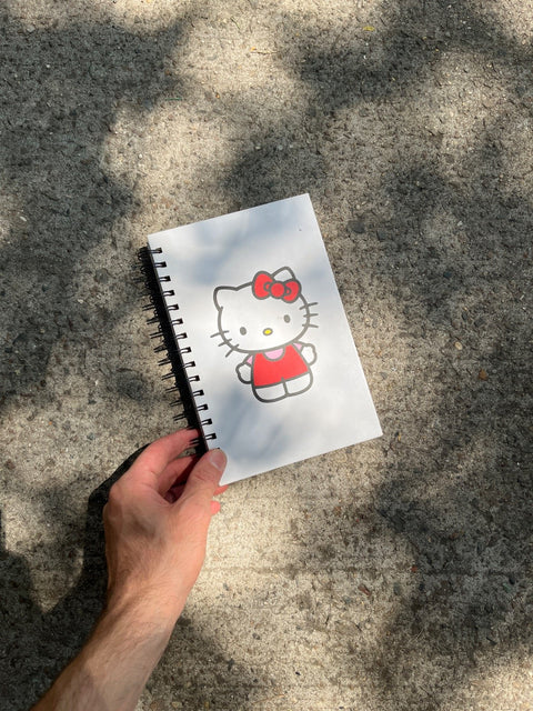 Hardcover Hello Kitty Spiral Notebook