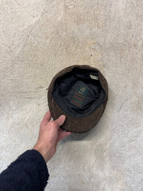 Hats Of Ireland 100% Wool Tweed Cap, Size 7 1/8