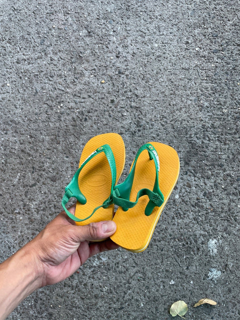 Havaianas Kid's Yellow Flip-Flops, 25-26
