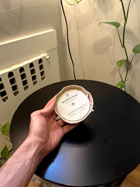 Hearth & Hand Sandalwood & Terracotta Scented Candle