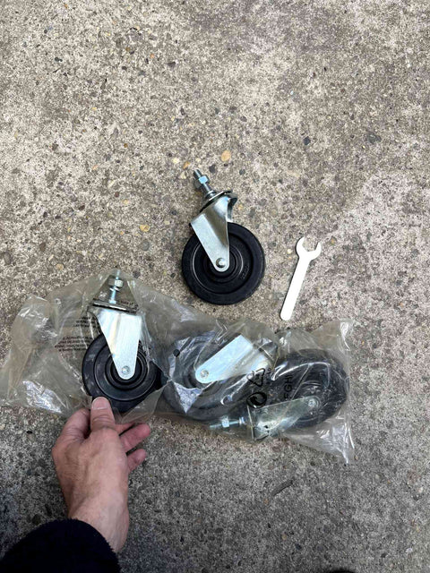 Heavy-Duty Caster Wheels Set