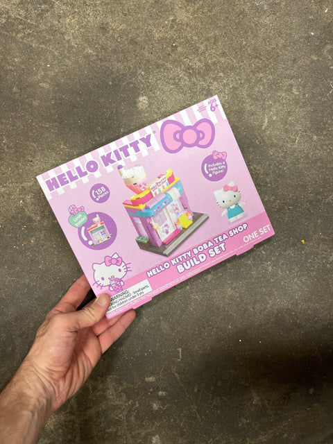 Hello Kitty Boba Tea Shop Build Set