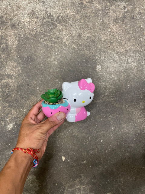 Hello Kitty Lil' Fake Succulent Planter