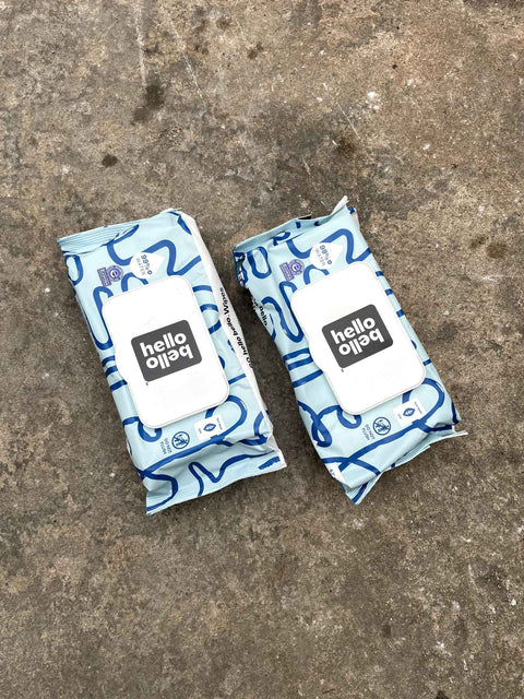 Hello Wipes (we have 2 sets)