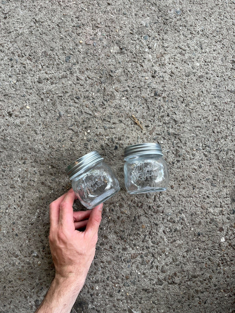 Heritage Glass Mini Jars