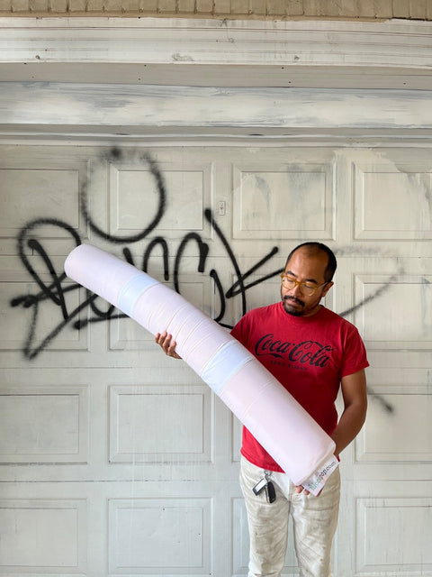 HiccaPop Bolster Pillow, 50"