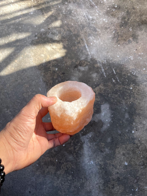 Himalayan Salt Candle Holder