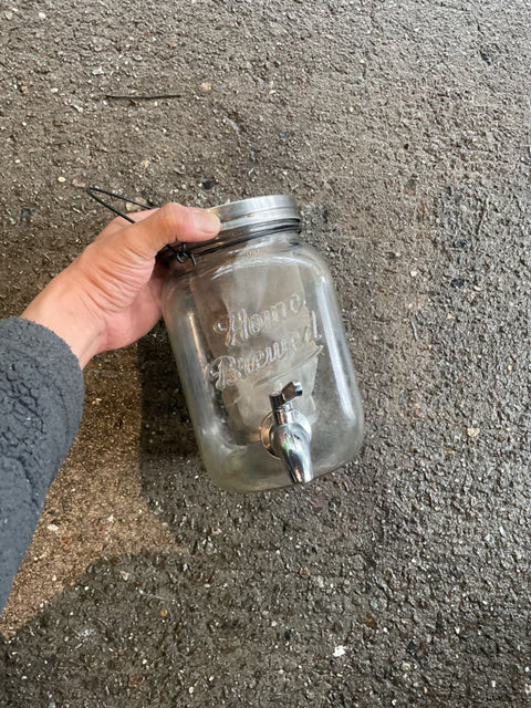 Home Brewed Glass Dispenser