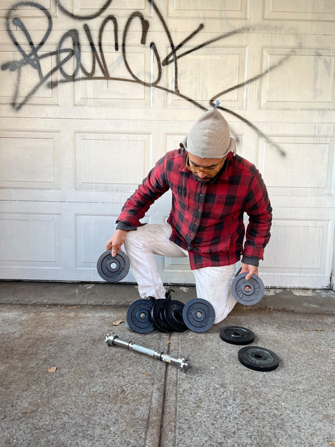 Home Gym Dumbbell Set, 40lbs