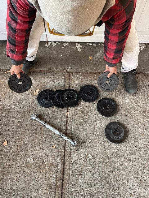 Home Gym Dumbbell Set, 40lbs