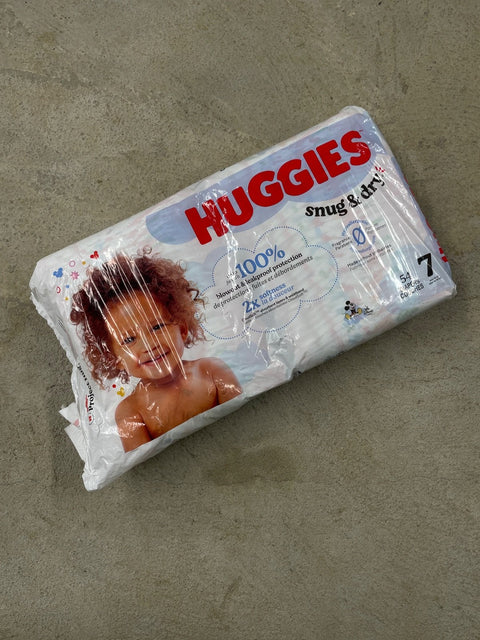 Huggies Snug & Dry Diapers, Sz 7