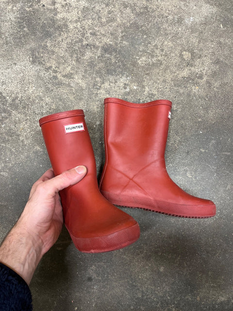 Hunter Kids Rain Boots, Size UK 13 or US 1 or EU 32