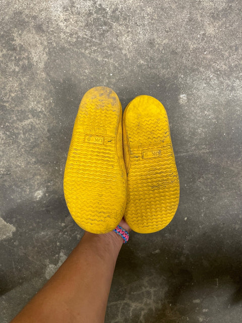 Hunter Yellow Rain Boots, 10 US Boys or 27 EU