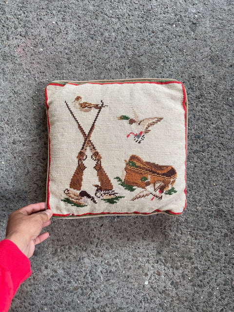 Hunting Scene Pillow