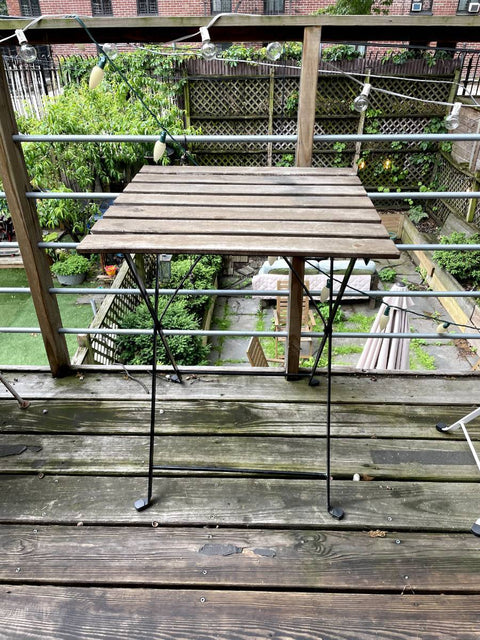 IKEA Folding Wooden Bistro Table