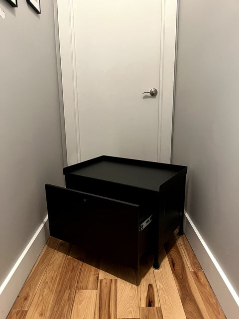 IKEA KORNSJÖ Metal Storage Bench, W28xD18.5x19"