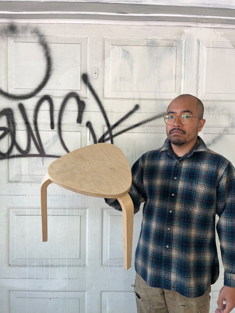 IKEA Kyrre Wooden Stool 1
