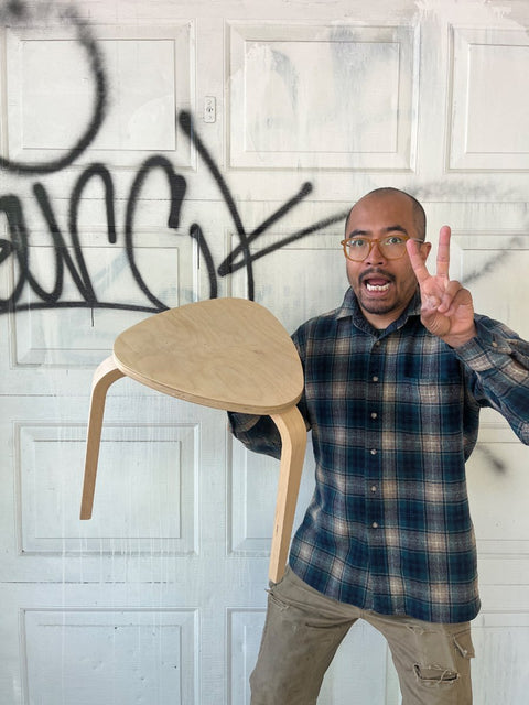 IKEA Kyrre Wooden Stool 2