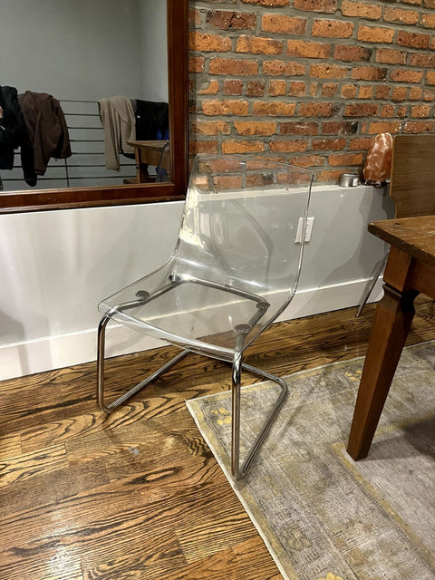 IKEA TOBIAS Clear Dining Chair
