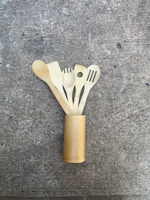 Wooden Cooking Utensils Set