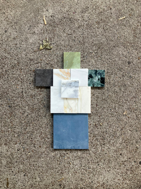 8 Tile Coasters of Varying Sizes