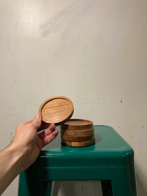 Set of Wooden Coasters