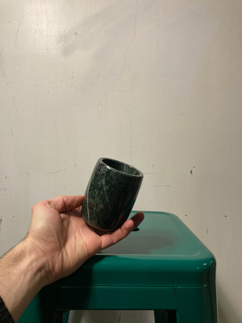 Green Marble Pencil Cup
