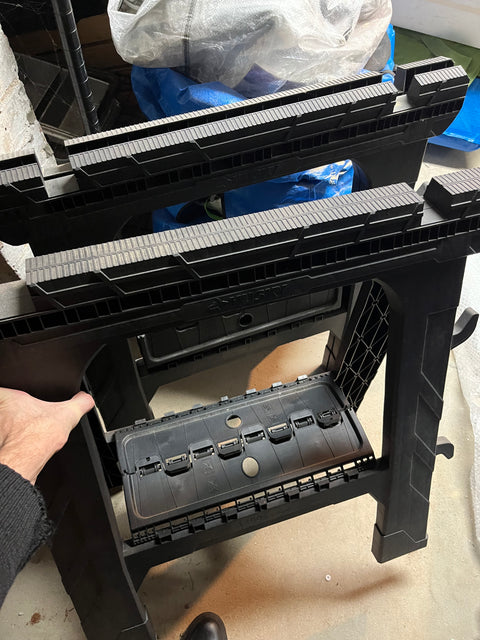 Two Husky Folding Sawhorses